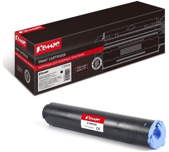 Изображение товара Тонер-картридж Комус c-exv18 черный, для canon ir1018ir1018j 857062