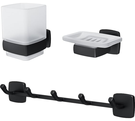 Изображение товара Набор аксессуаров для зоны красоты и туалет AM.PM Gem черный AK90B1903B