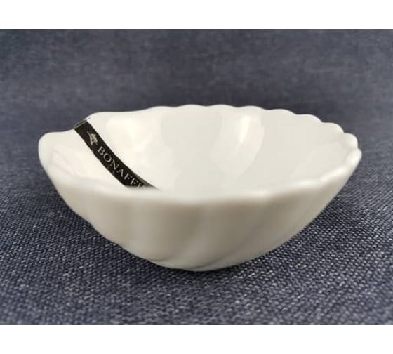 Изображение товара Салатник BONAFFINI Ракушка 8 см, 80 мл, белый СП5441