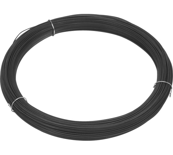 Изображение товара Стальная проволока СИБРТЕХ 50 м, вязальная, термообработанная 0,9 мм 84908