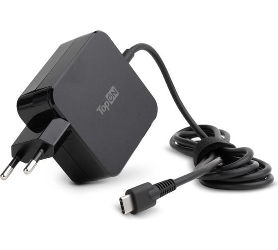 Изображение товара Блок питания для lenovo TopOn 20v 2.25a 45w usb type-c  формфактор квадрат черный TOP-LE45Q