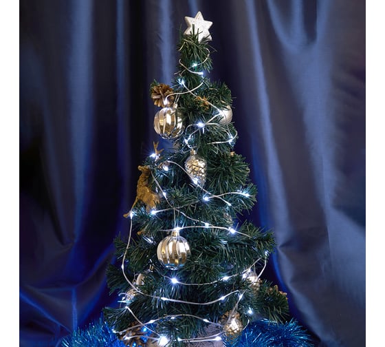 Изображение товара Светодиодная гирлянда FERON cl578 линейная роса 220v 5000к c питанием от сети 48620