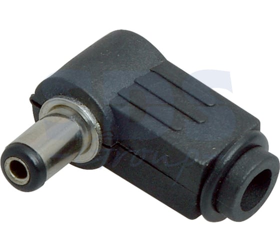 Изображение товара Разъем питания dc REXANT штекер 2,1x5,5мм угловой 50 шт 14-0312