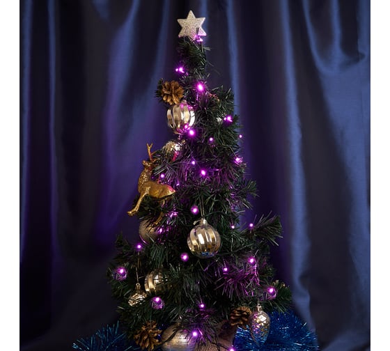 Изображение товара Светодиодная гирлянда FERON cl06 линейная 230v розовый c питанием от сети 32313