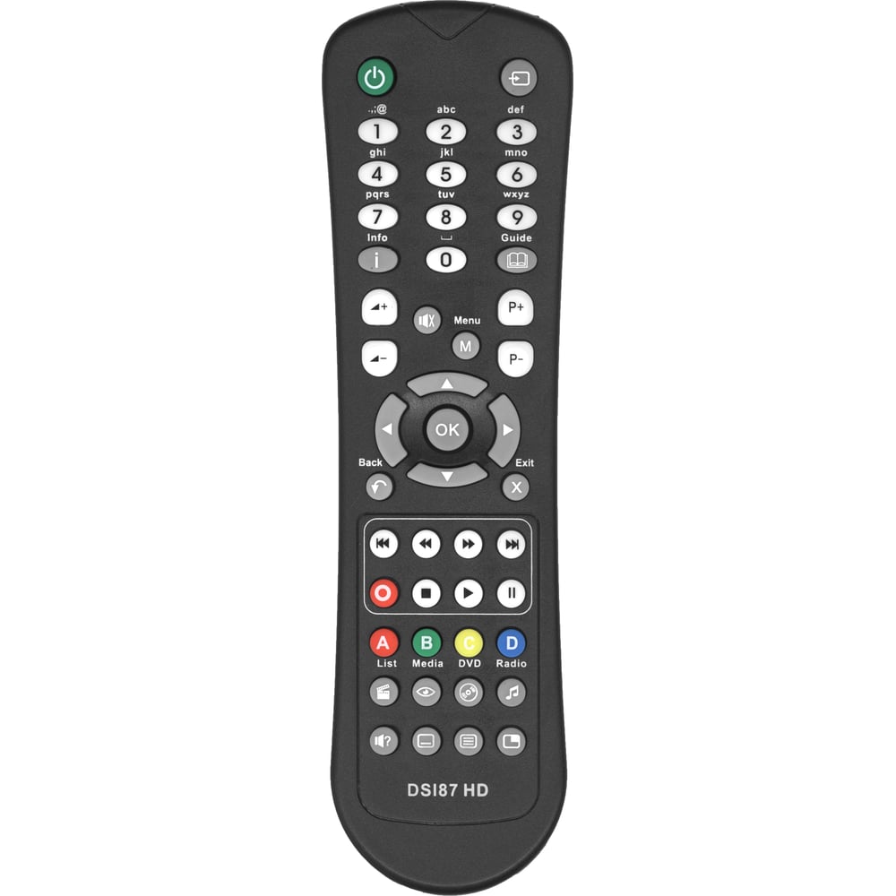 Изображение товара Пульт дистанционного управления dsi87 hd для ресивера sagemcom huayu HOB383