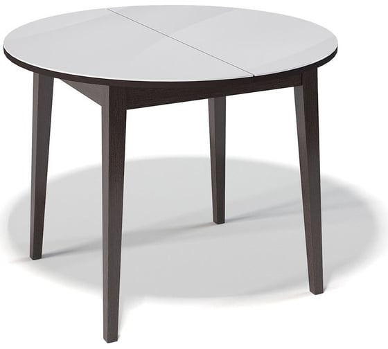 Изображение товара Стол KENNER 1000 М венге/стекло белое глянец 326506