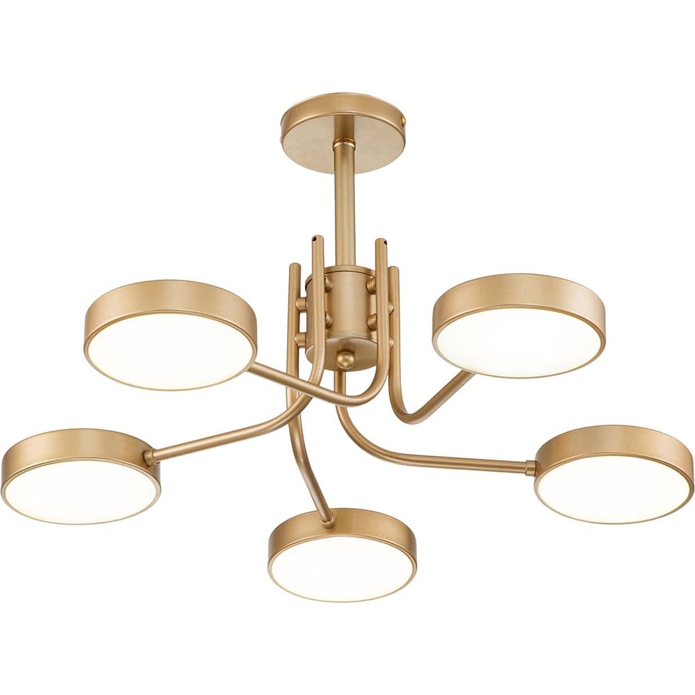 Изображение товара Современный регулируемый светильник ESCADA 10258/5 LED золотой 44W с настройкой цвета Изображение товара Современный регулируемый светильник ESCADA 10258/5 LED золотой 44W с настройкой цвета
