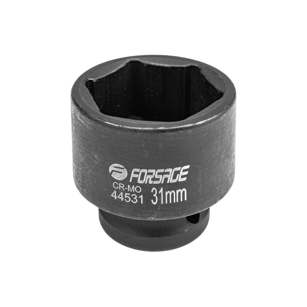 Изображение товара Головка ударная 6-гранная 31 мм 1/2"DR Forsage f-44531