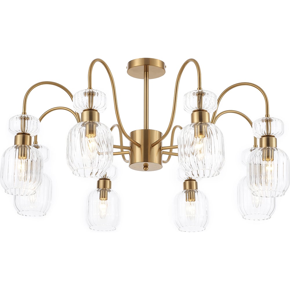 Светильник на штанге ESCADA 1141/8PL E14*60W Antigue copper/Clear 1141/8PL Clear