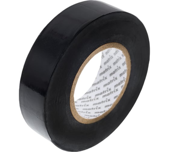 Изображение товара Изолента MATRIX ПВХ, 19 мм х 20 м, черная, 150 мкм 88778