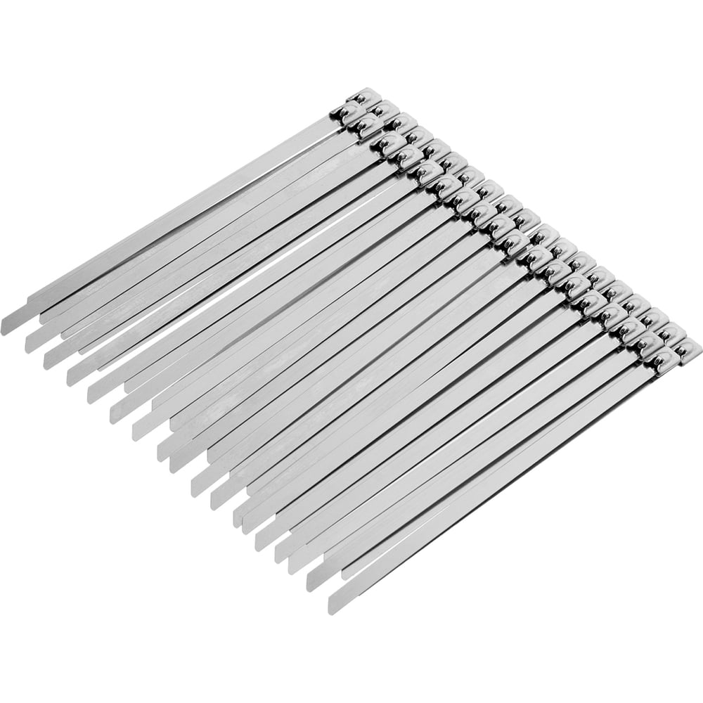 Изображение товара Хомуты СИБРТЕХ 150x4,6 мм нержавеющая сталь 50 шт для крепления и монтажа