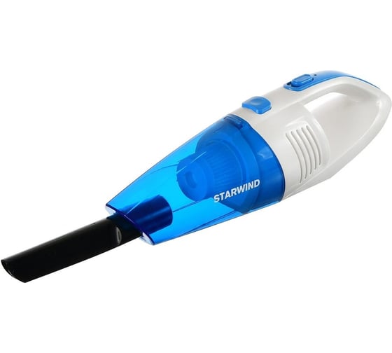 Изображение товара Автомобильный пылесос Starwind CV-140 белый/синий, 150 Вт 1009311