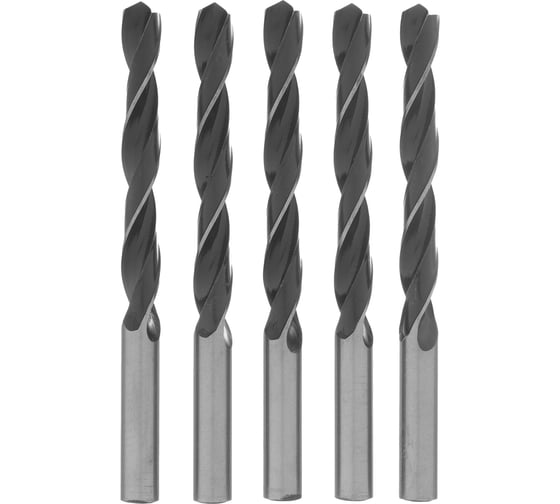 Изображение товара Сверло по металлу (5 шт; 12х151х101 мм; Р4М4Х2) СИБРТЕХ 722985