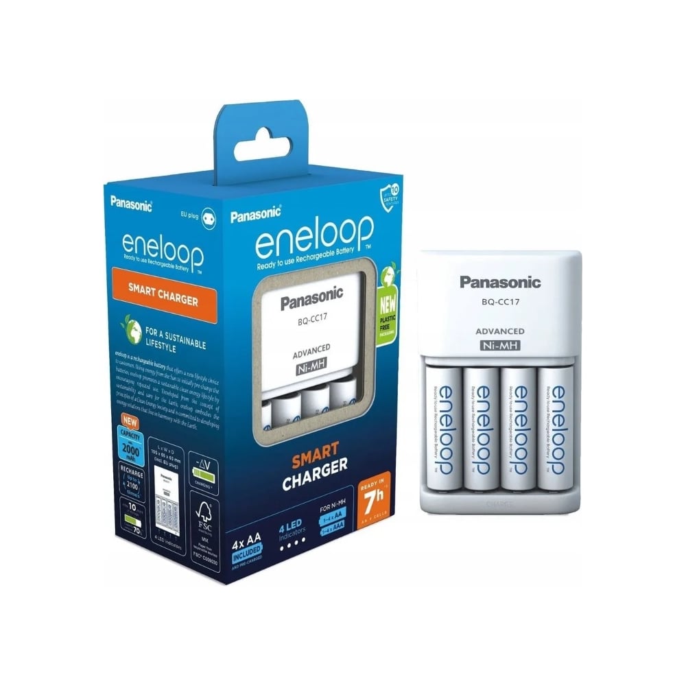 Изображение товара Зарядное устройство Panasonic eneloop K-KJ17MCD40E 4 канала