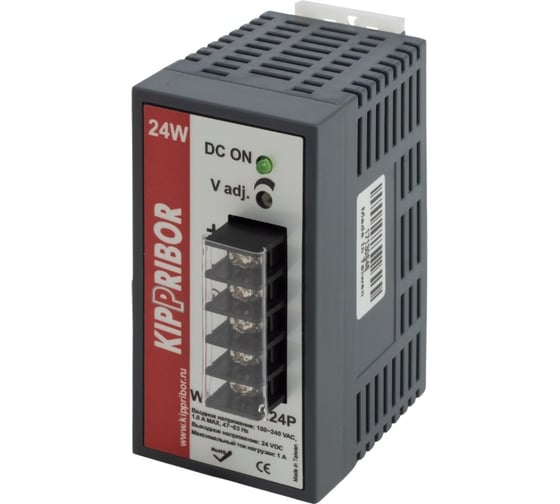 Изображение товара Блок питания KIPPRIBOR Wbp-1048.24p =24В, 48Вт, на din-рейку УТ-00000614