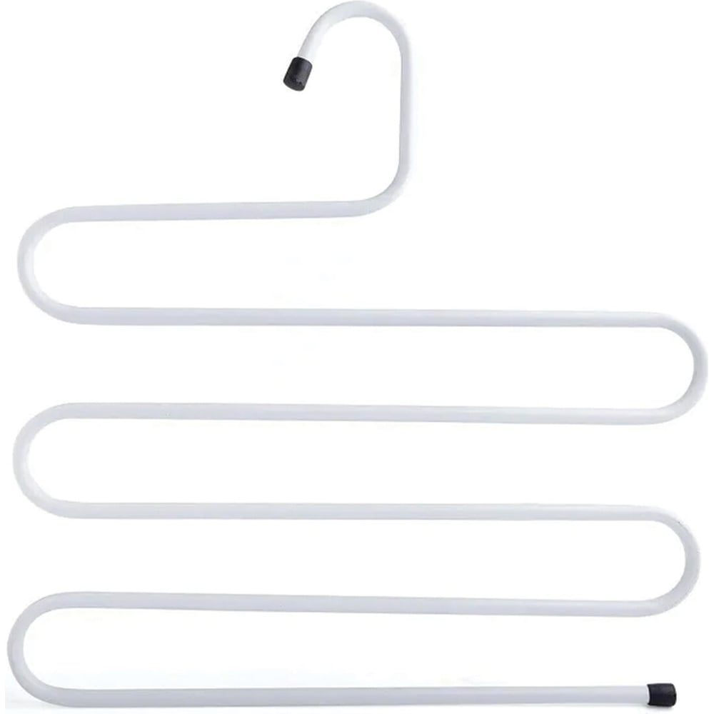 Изображение товара Вешалка для брюк и одежды BRABIX Змейка 5 секций 34x36 см белая