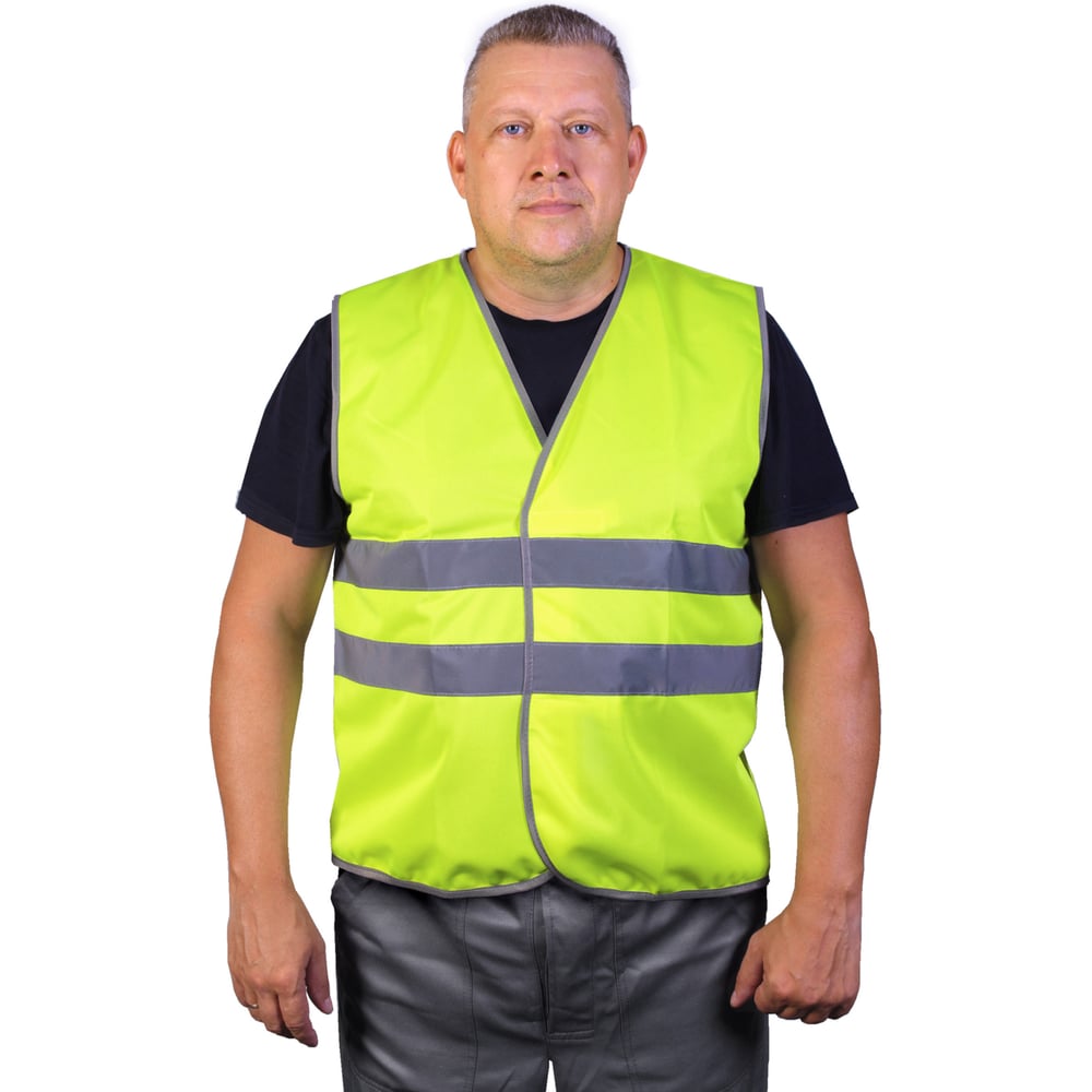 Изображение товара Сигнальный жилет БЕРТА 915, лимонный, унисекс, 180 г/м²