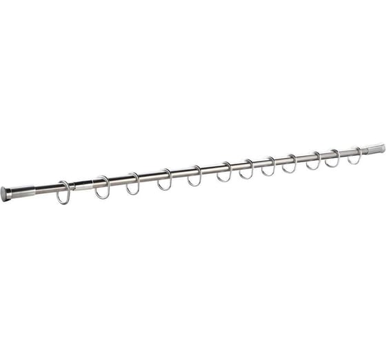 Изображение товара Карниз Ростовская мануфактура сантехники раздвижной, из нержавеющей стали, 110-200 см РМС КРН-110