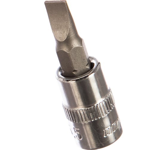 Изображение товара Насадка торцевая 1/4"DR с вставкой-битой SL5.5 Ombra 114555