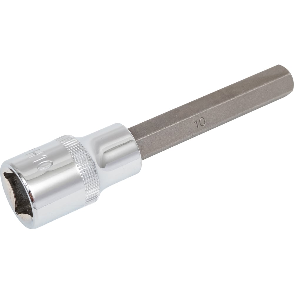 Изображение товара Насадка торцевая 1/2"DR с вставкой-битой Н10 100 мм Ombra 121210