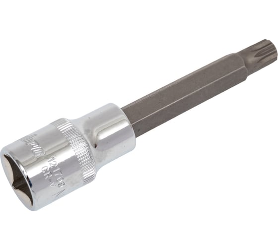 Изображение товара Насадка торцевая 1/2"DR с вставкой-битой SPLINE, M9, 100 мм Ombra 121709