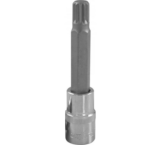 Изображение товара Насадка торцевая 1/2"DR с вставкой-битой SPLINE, M14, 100 мм Ombra 121714