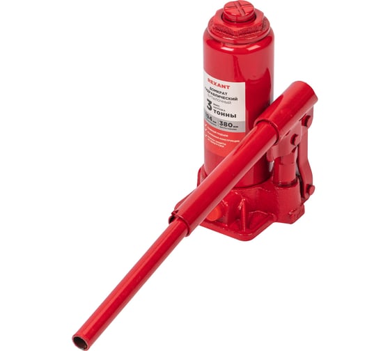 Изображение товара Гидравлический бутылочный домкрат REXANT 3т 80-0609