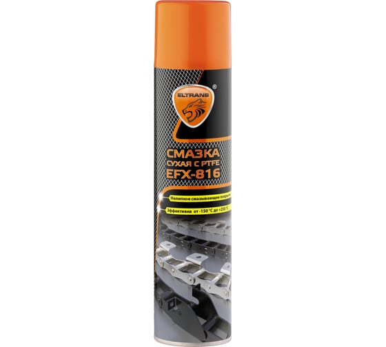 Изображение товара Смазка ELTRANS сухая с ptfe efx-816 аэрозоль 400 мл EL-1816.40