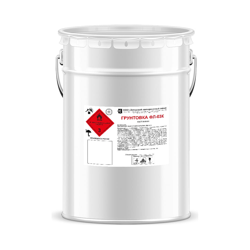 Изображение товара Эмаль ЗАГОРСКИЙ ЛАКОКРАСОЧНЫЙ ЗАВОД хв-124 серый 10 кг