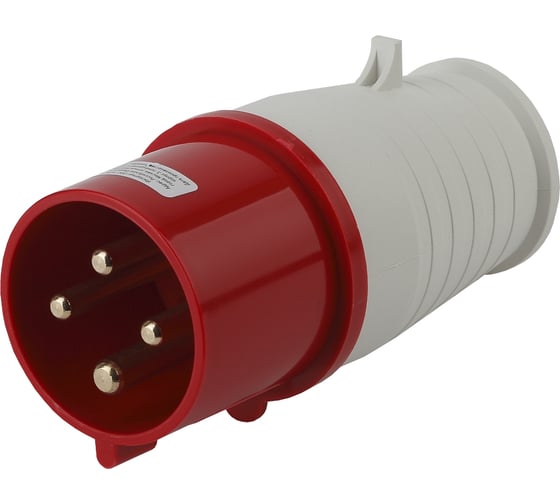 Изображение товара Переносная вилка ЭРА 024 3Р+РЕ 32А 380В IP44 Б0032853