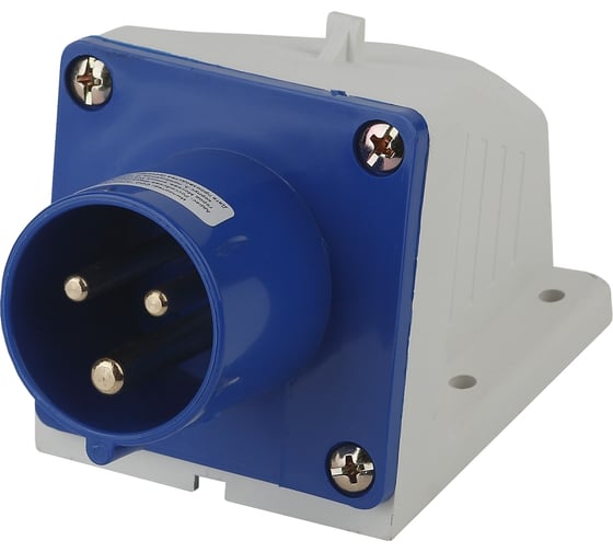 Изображение товара Стационарная вилка ЭРА 513 2Р+РЕ 16А 220В IP44 Б0032855