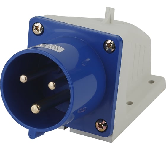 Изображение товара Стационарная вилка ЭРА 523 2Р+РЕ 32А 220В IP44 Б0032858