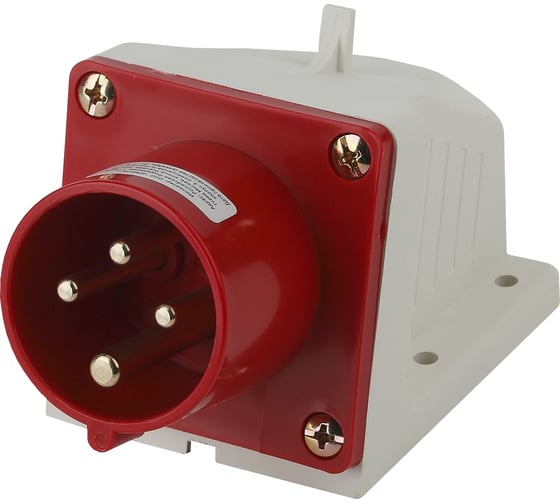 Изображение товара Стационарная вилка ЭРА 514 3Р+РЕ 16А 380В IP44 Б0032856