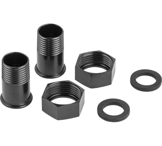 Изображение товара Комплект гаек для циркуляционного насоса 1/2", черный AV Engineering AVE183012