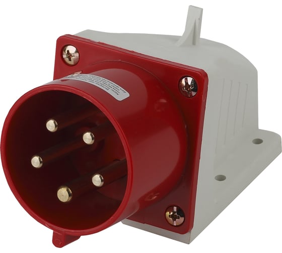 Изображение товара Стационарная вилка ЭРА 525 3Р+РЕ+N 32А 380В IP44 Б0032860