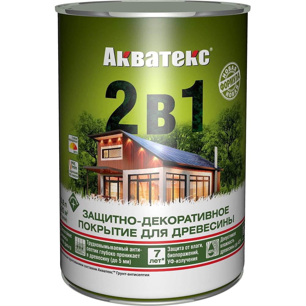 Защитно-декоративное покрытие Акватекс акватекс 257202