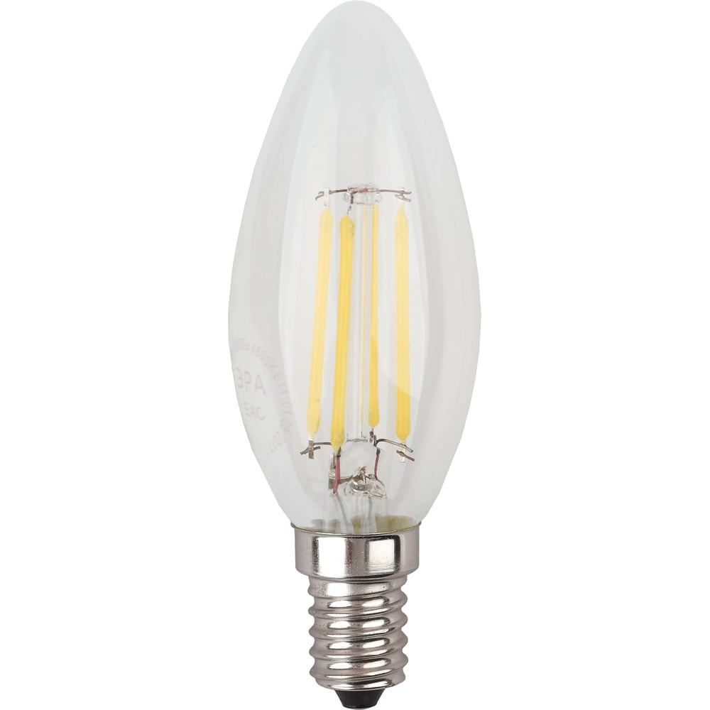Светодиодная лампа ЭРА свеча декоративная сказочный гномик 5 2х5 8х13 2 см металлик