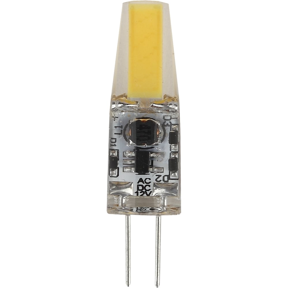 фото Светодиодная лампа эра led jc-1,5w-12v-cob-827-g4, капсула, теплый б0033197