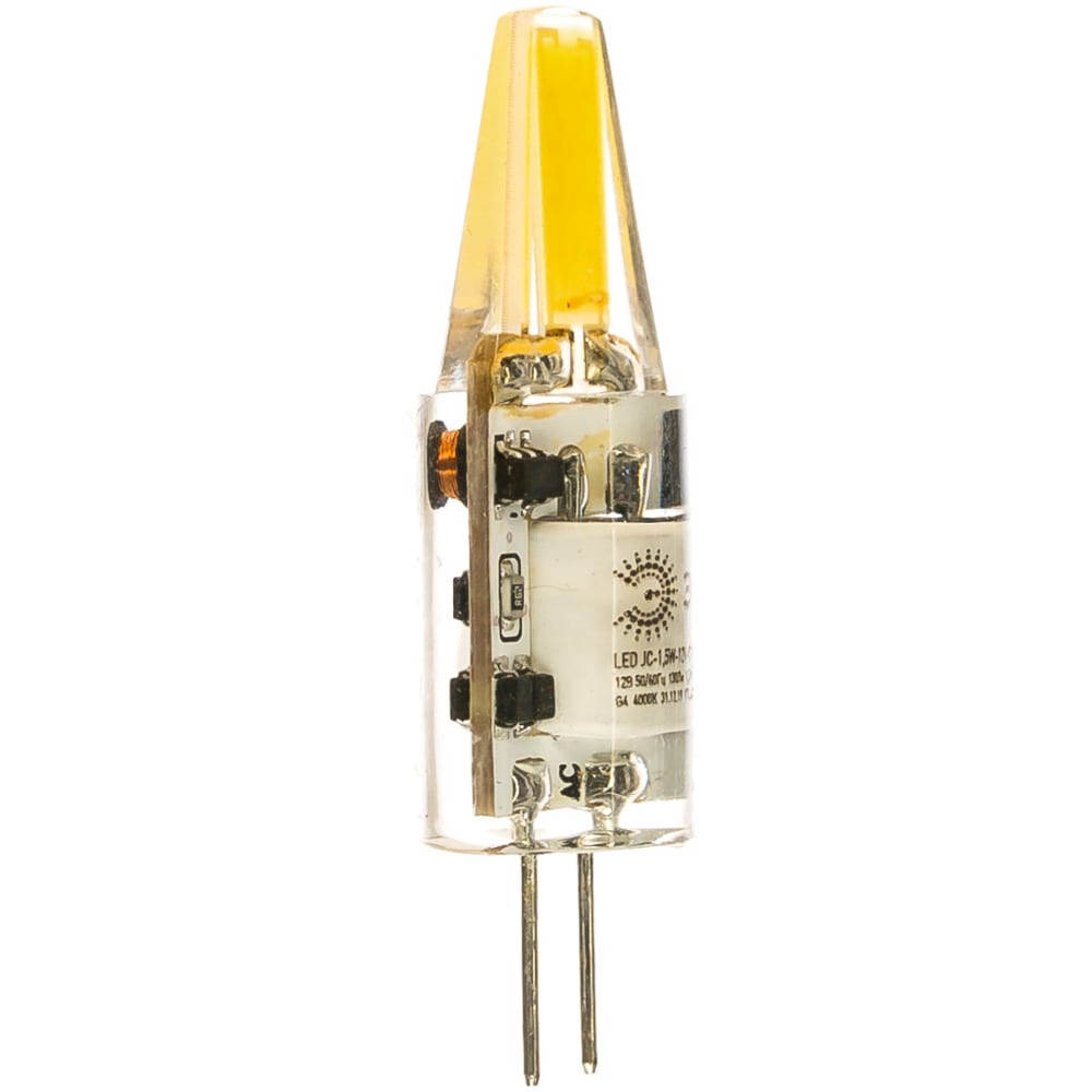 фото Светодиодная лампа эра led jc-1,5w-12v-cob-840-g4, капсула, нейтральный б0033198