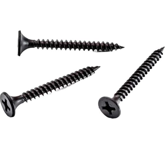 Изображение товара Саморез по металлу Dr. Bronz черный, острый, 3.5x19 мм, 2 кг SM192000