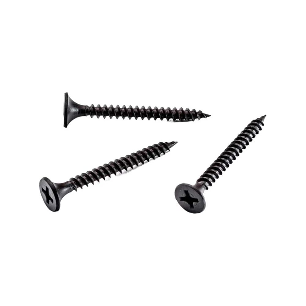 Изображение товара Саморез по металлу Dr. Bronz черный 3.5x35 мм 2 кг с острым наконечником