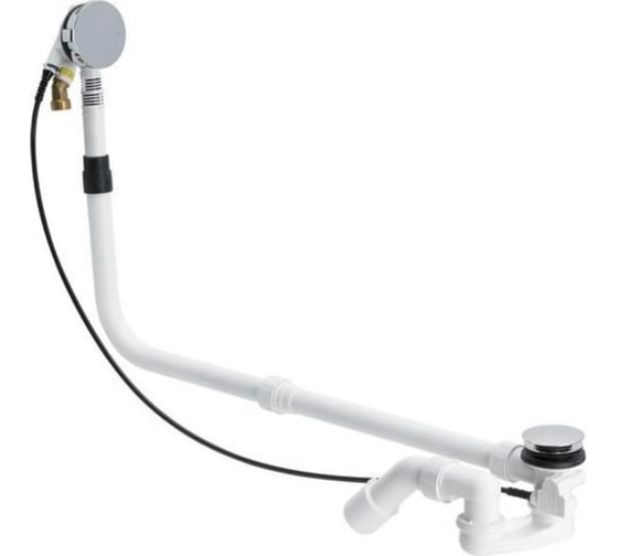 Изображение товара Слив-перелив для ванны VIEGA Multiplex Trio Visign MT5, цвет-хром 727758