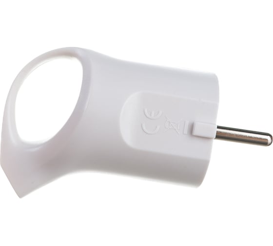 Изображение товара Вилка ЭРА V3 c/з 16A с кольцом непрямой ввод белая Б0019186