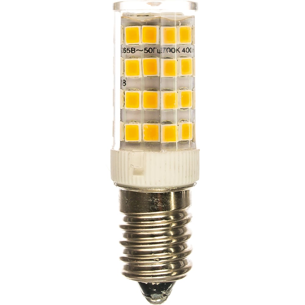 фото Светодиодная лампа эра led t25-5w-corn-827-e14, капсула, теплый б0033030