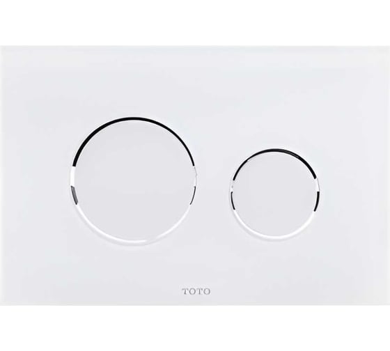 Изображение товара Клавиша смыва для унитаза TOTO 220х5х150 мм, белый E00022/9240697