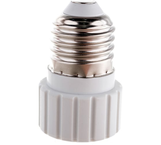 Изображение товара Переходник ЭРА E27-GU10, белый Б0027980
