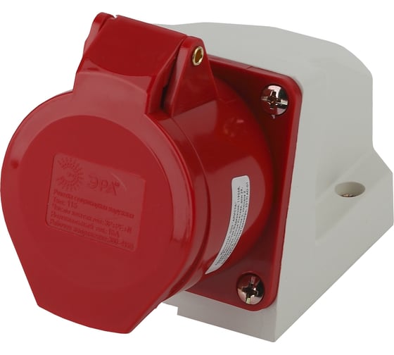 Изображение товара Стационарная наружная розетка ЭРА 115 3Р+РЕ+N 16А 380В IP44 Б0032876