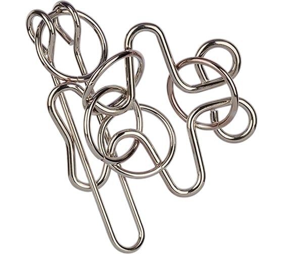 Изображение товара Металлическая головоломка DELFBRICK DLM-46 Самолет, 7 элементов 569972