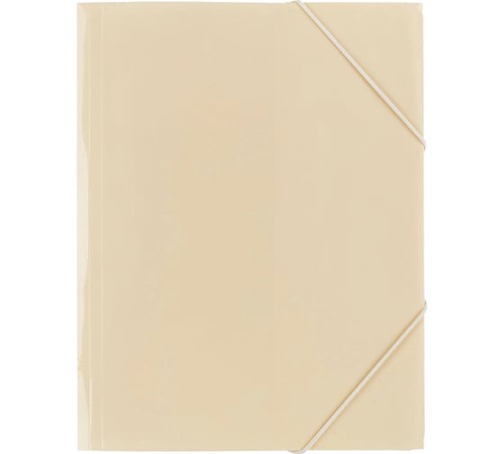 Изображение товара Папка Expert Complete на резинке 5 шт A4 Trend Pastel 600 мкм 35 мм диагональ ванильный 694861