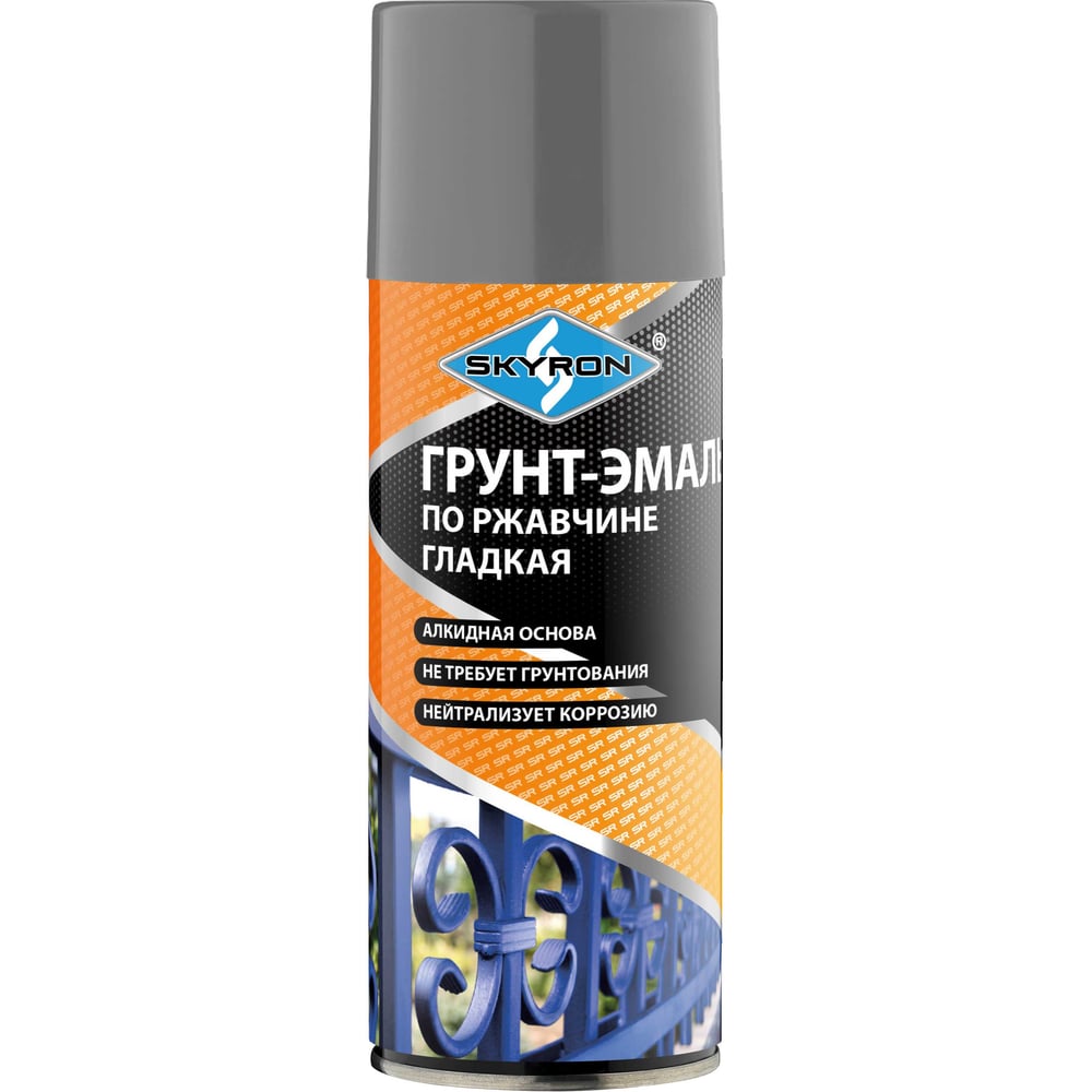 Изображение товара Грунт-эмаль SKYRON по ржавчине SR-67040 520 мл